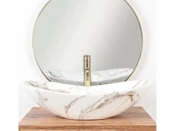 Rea Lavabo Sobre Encimera Royal Lava White