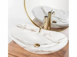 Rea Lavabo Sobre Encimera Royal Lava White