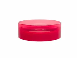 Discount Lavabo sobre encimera redondo translúcido de resina - 40 cm - - SPAVO Colección Rouge Passion|Lavabo