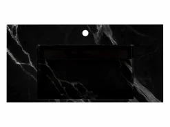 Outlet Shower & Design Lavabo suspendido efecto mármol - 90 cm - TAKOTNA Negro