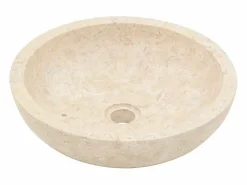 Lavabo 40x12 cm mármol crema Lavabo