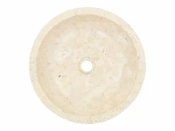 Lavabo 40x12 cm mármol crema Lavabo