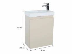 New Lavamanos LISA + grifo cromado Mueble De Aseo