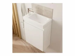 Sale Lavamanos LISA + grifo cromado Blanco