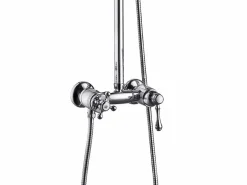 Online Leeds 2 Columna de ducha mecánica retro cromo Columna De Ducha