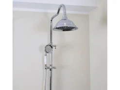 Essebagno Leeds columna de ducha sin mezclador cromada