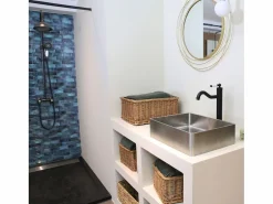 Essebagno Leeds mezclador alto lavabo rétro