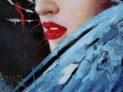 MCW Óleo mujer -H25 pintado a mano, 100x150cm