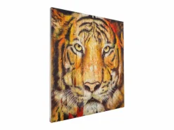 MCW Óleo tigre pintado a mano