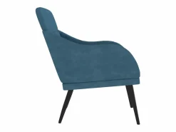 Garden Furniture Leon Scott Sillón de terciopelo 63x76x80 cm