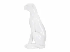 New Leopardo sentado cm 27x38x74 Estatua