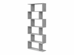 Clearance Librería ATHENA - hormigón - 6 nichos - 192 x 80 x 24 cm Gris