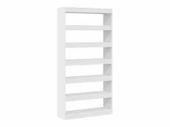 Outlet Librería Blanca de Madera de Ingeniería 100 x 30 x 198 cm Estante Librería