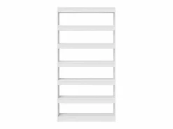 Outlet Librería Blanca de Madera de Ingeniería 100 x 30 x 198 cm Estante Librería