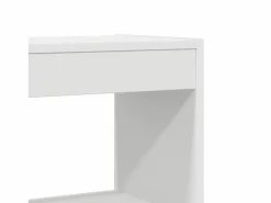 Outlet Librería Blanca de Madera de Ingeniería 100 x 30 x 198 cm Estante Librería