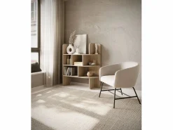 Librería con estantes abiertos – 120 cm – Efecto roble – CONTLE Librería