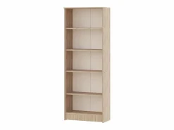 Clearance Librería haaus Flint, 4 estantes, Roble Sonoma, 70 x 32 x 196 cm Consola Escritorio