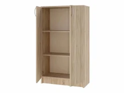 Sale Librería haaus Flint, 2 puertas, Roble Sonoma, 70 x 32 x 122 cm Beige