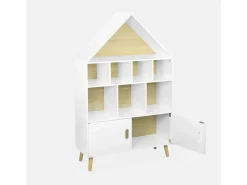 Online Librería infantil de madera con 8 compartimentos y 2 puertas Estantería