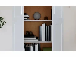 Librería madera de ingeniería 82,5x30,5x150 cm Vitrina