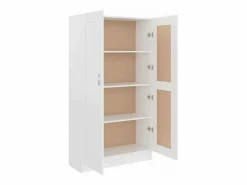 Librería madera de ingeniería 82,5x30,5x150 cm Vitrina