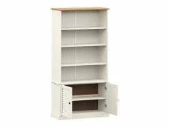 vidaxl Librería VIGO madera maciza de pino 85x35x170 cm