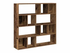 Hot Librería/Separador de ambientes madera vieja 105x24x102 cm Biombo