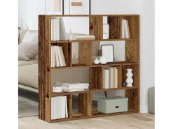 Hot Librería/Separador de ambientes madera vieja 105x24x102 cm Biombo