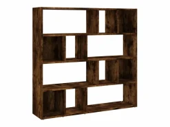 Librería/Separador de ambientes Roble Ahumado 105x24x102 cm