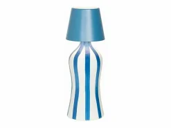 Clearance Lido - Botella de cerámica azafrán con rayas es Accesorios Para Vino Y Bar