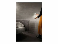 Linterna LED blanca para el hogar, 2,2 W, batería, IP54, color azafrán