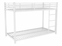 Merax Litera 2 x 90 x 200 cm - cama de hierro -