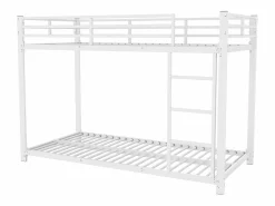 Merax Litera 2 x 90 x 200 cm - cama de hierro -