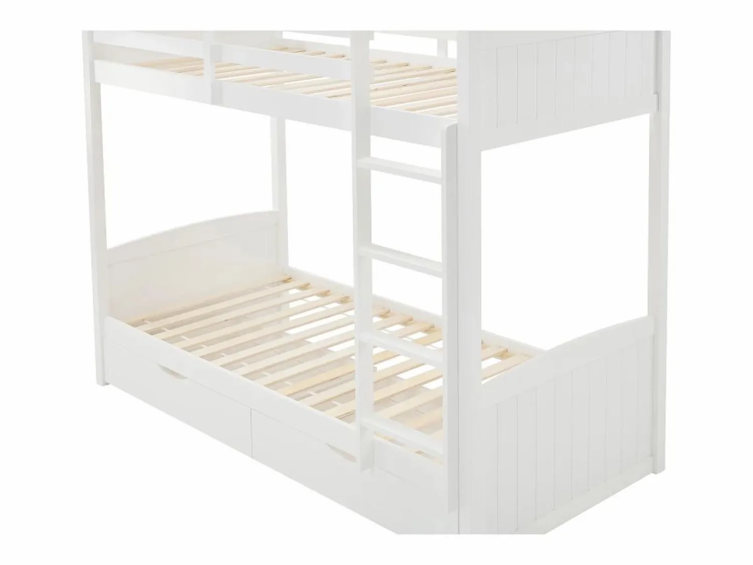 Online Litera 2 x 90 x 200 cm con 2 cajones en pino y MDF + colchones - LIMODARA Cama Litera