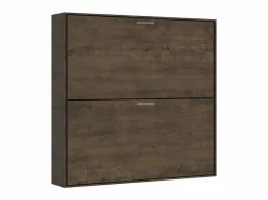 Sale Les Tendances Litera abatible horizontal nogal 2 camas 85x185 cm Bounto- Marru00f3n
