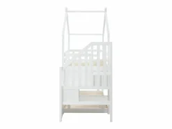 Sale Litera cabaña 90 x 190 cm en pino y MDF color - TALETY Cama Litera
