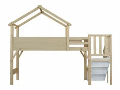 Sale Litera de 90 x 200 cm - pino - y natural - colchón no incluido Blanco