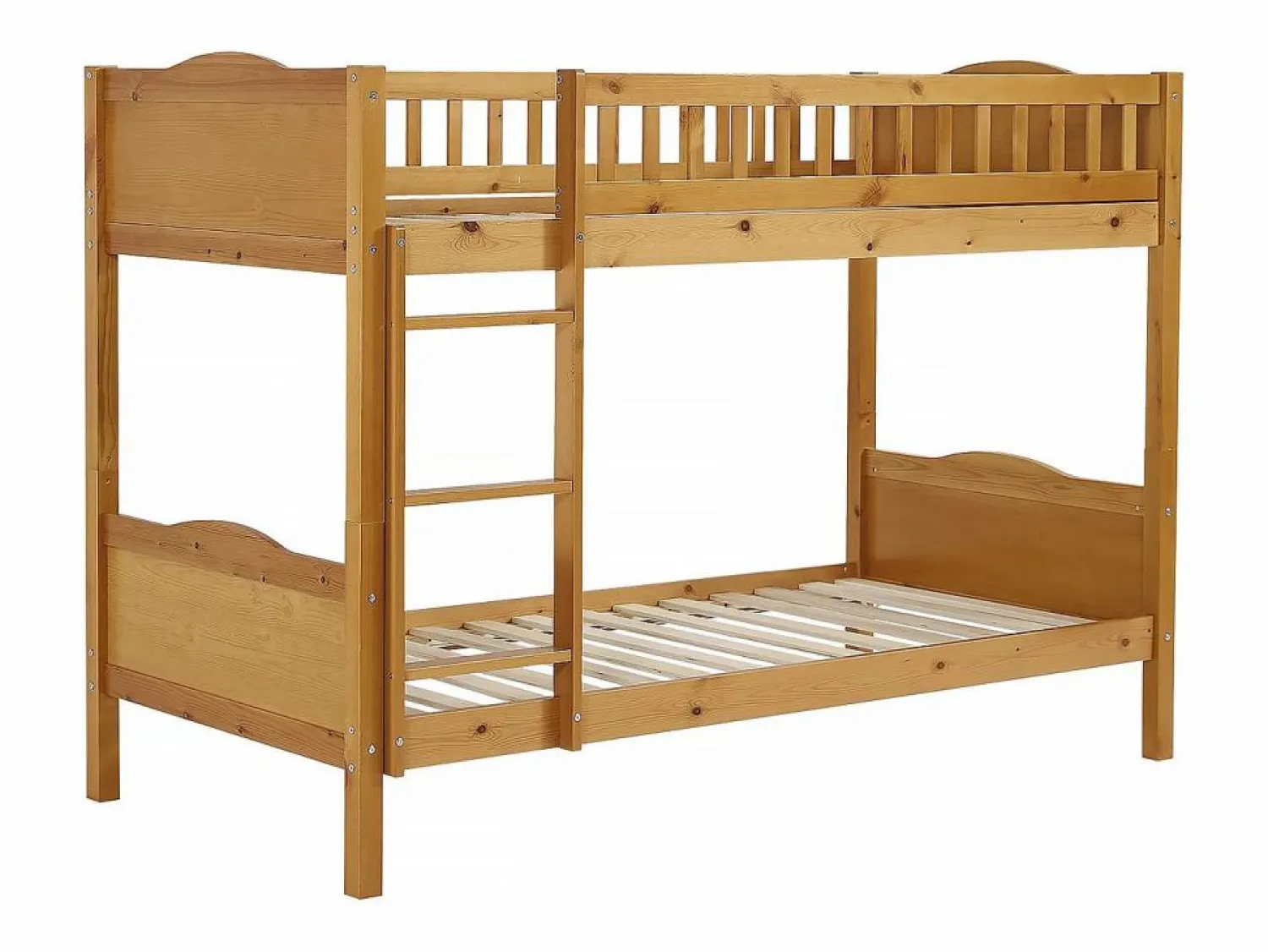 Discount Habitat et jardin Litera de madera "Gabriel" - 90 x 190 cm - Marrón Marru00f3n