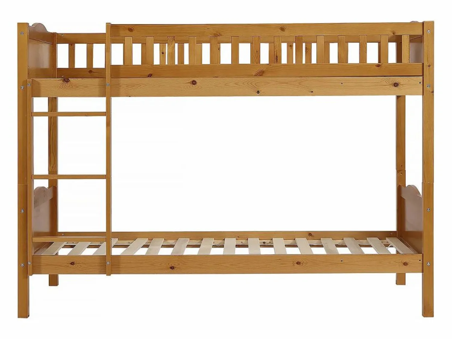 Discount Habitat et jardin Litera de madera "Gabriel" - 90 x 190 cm - Marrón Marru00f3n