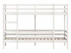 Clicnbuy Litera de madera maciza de pino 90x190 cm
