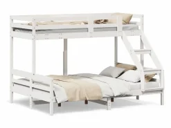 Online Litera de madera maciza de pino 90x200/140x200 cm Cama Litera