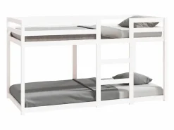 vidaxl Litera de madera maciza de pino 90x190 cm