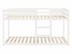 New Litera de madera maciza de pino 90x200 cm Cama Litera