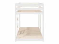 New Litera de madera maciza de pino 90x200 cm Cama Litera