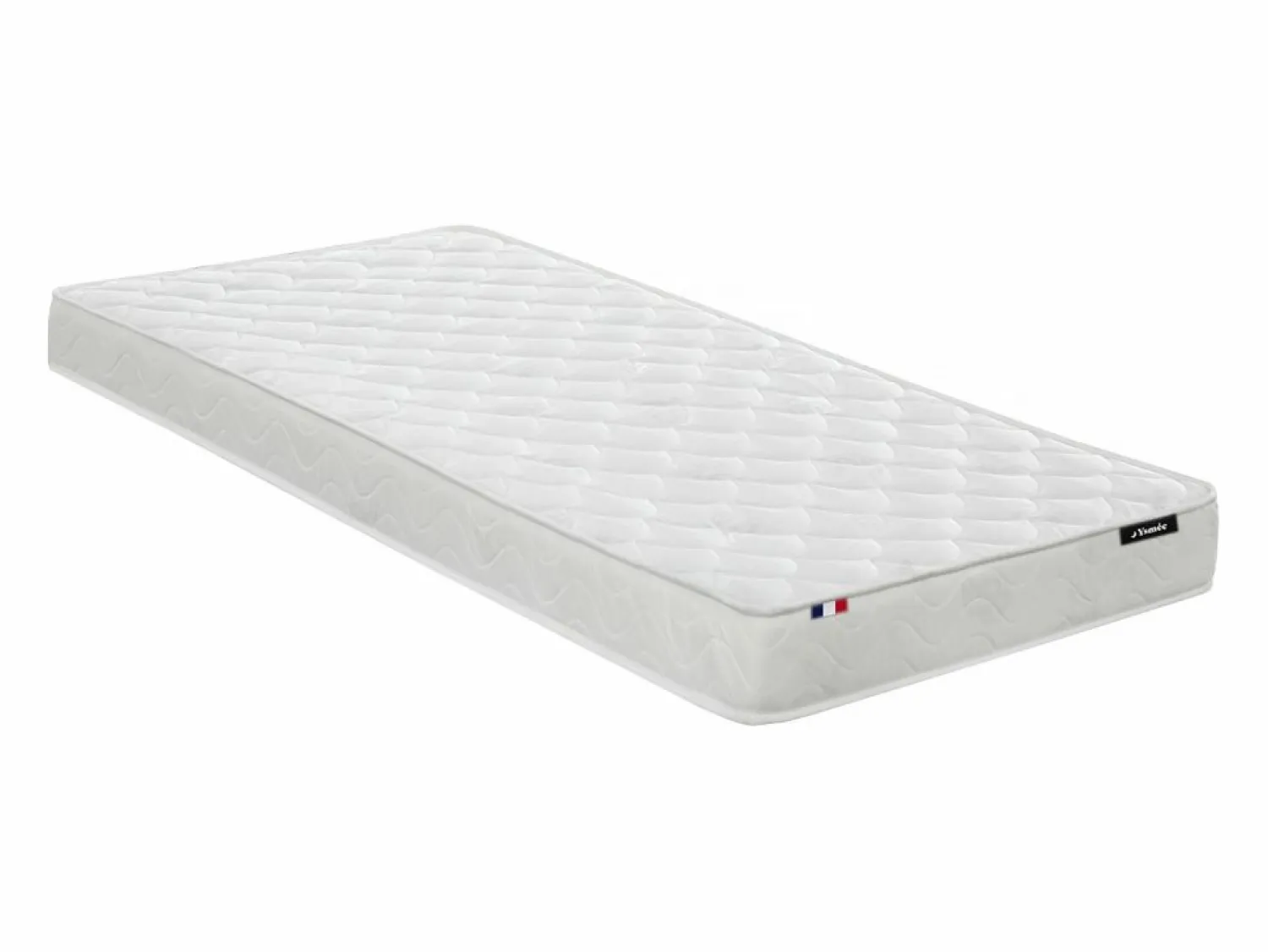 Best Vente-unique Litera rinconera 2 x 90 x 190 cm con escritorio gris blanco y negro + colchón - SAMUEL Negro / Gris claro