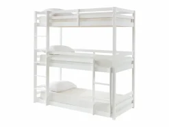 Online Litera triple 3 x 90 x 200 cm madera de pino - VAGAR Cama Litera|Cama Infantil