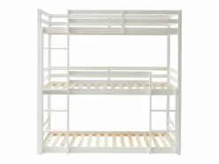 Online Litera triple 3 x 90 x 200 cm madera de pino - VAGAR Cama Litera|Cama Infantil