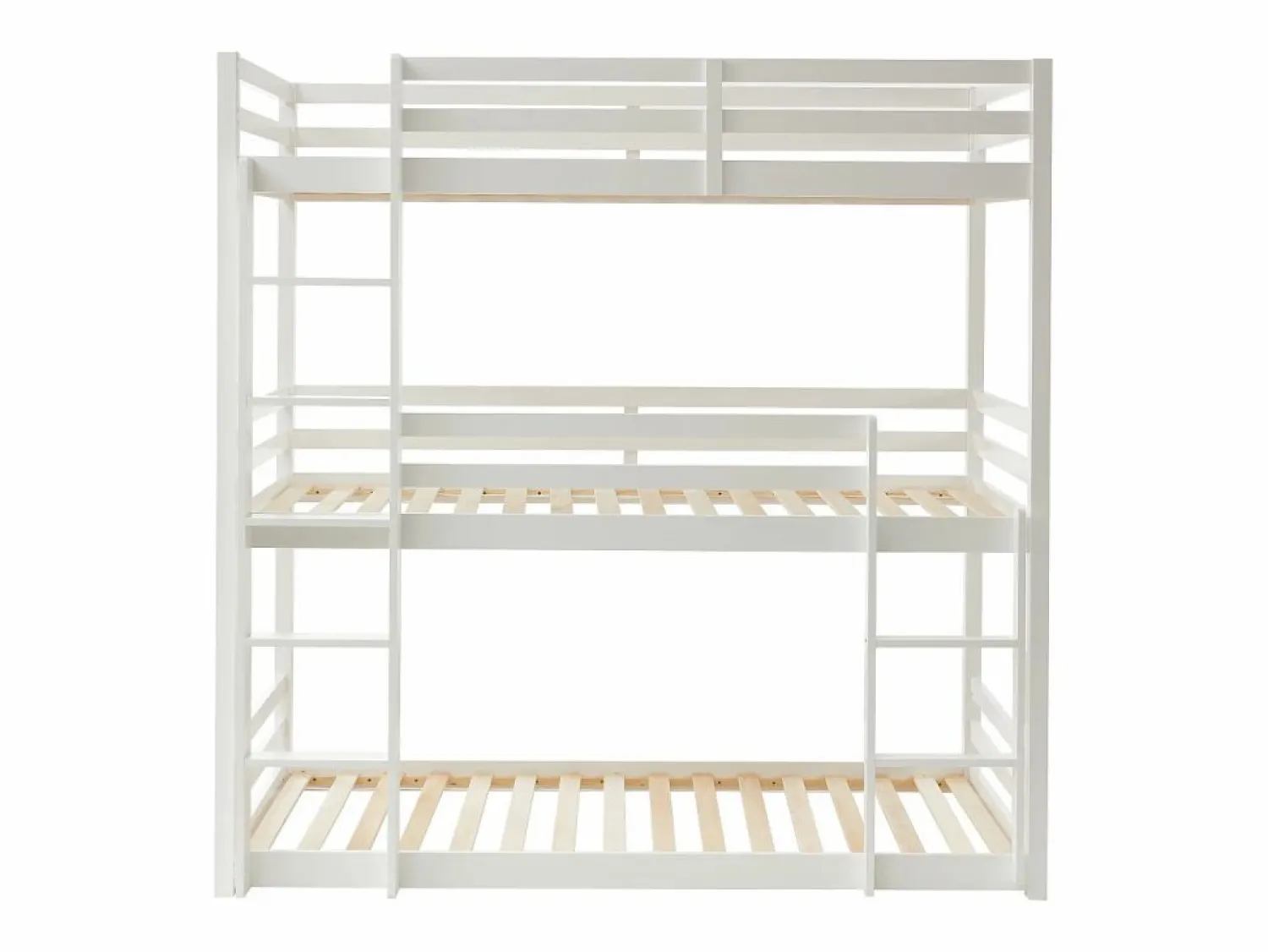 Online Litera triple 3 x 90 x 200 cm madera de pino - VAGAR Cama Litera|Cama Infantil