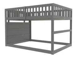ModernLuxe Litera 140x200cm de madera maciza - con 4 cajones laterales -