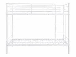 Outlet Vente-unique Literas 2 x 120 x 190 cm blancas - DUOTIS II Blanco